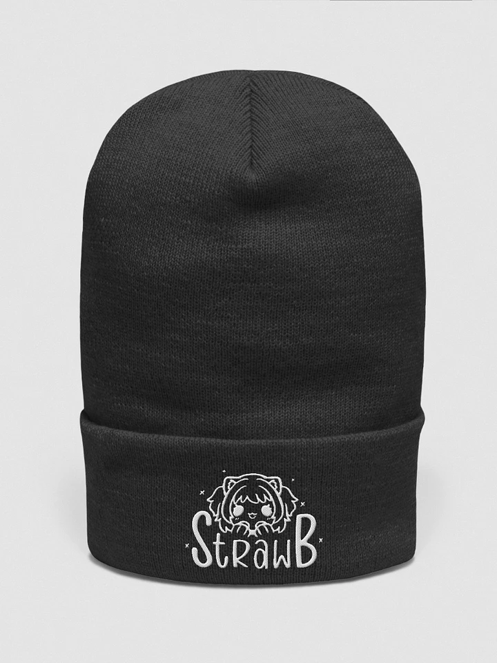 strawb embroidered beanie product image (1)