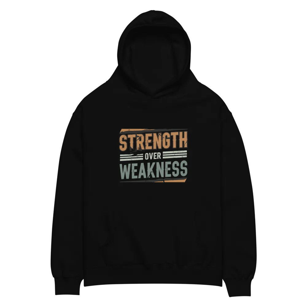 Strength Over Weakness Distressed Hoodie product image (2)
