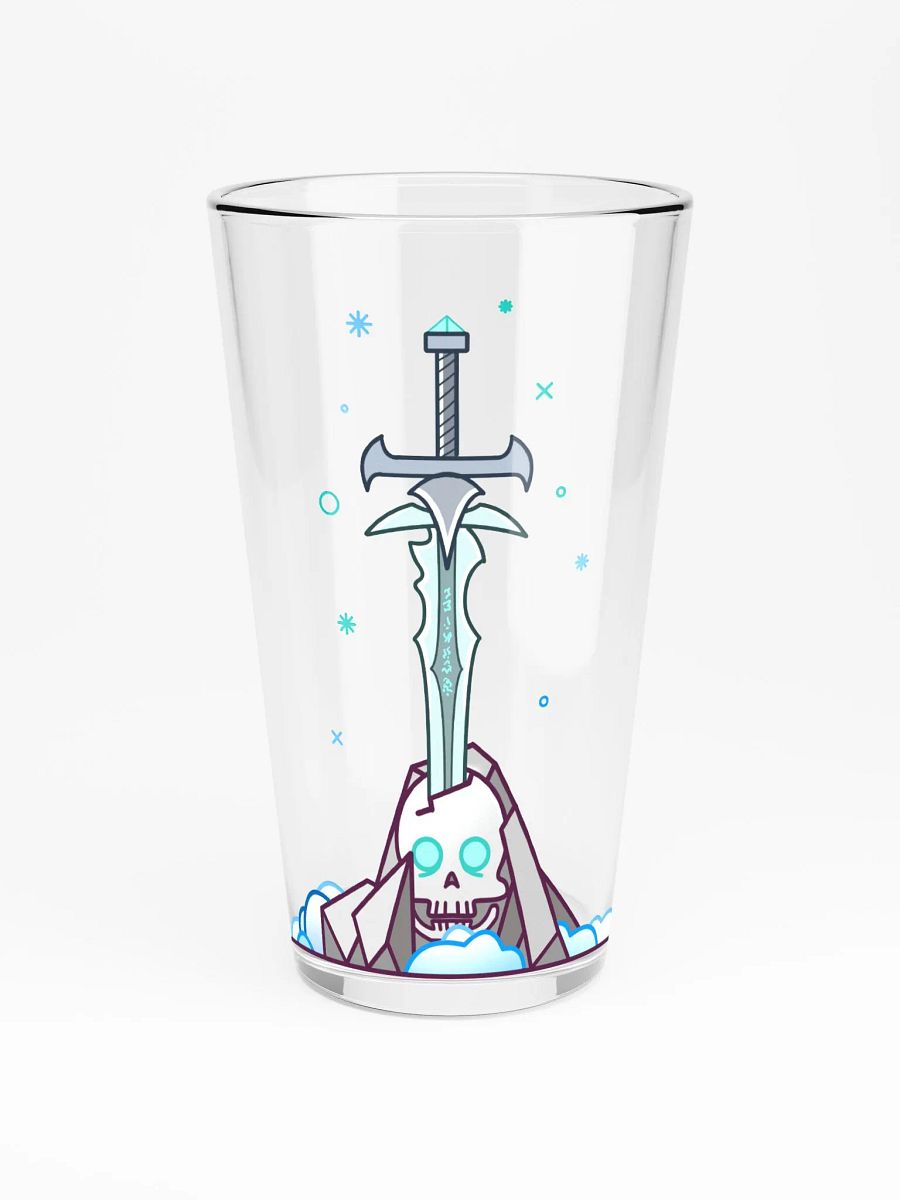 Sword in the Skull - Lich Variation - Pint Glass product image (3)