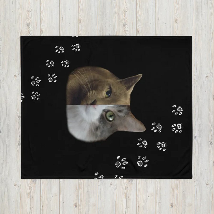 Domestic Purr Machines Throw (50″ × 60″) product image (4)