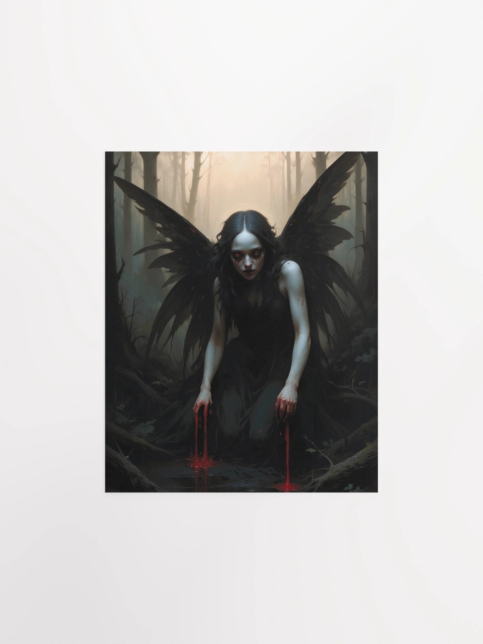 The Mourning Winged One Matte Poster product image (6)