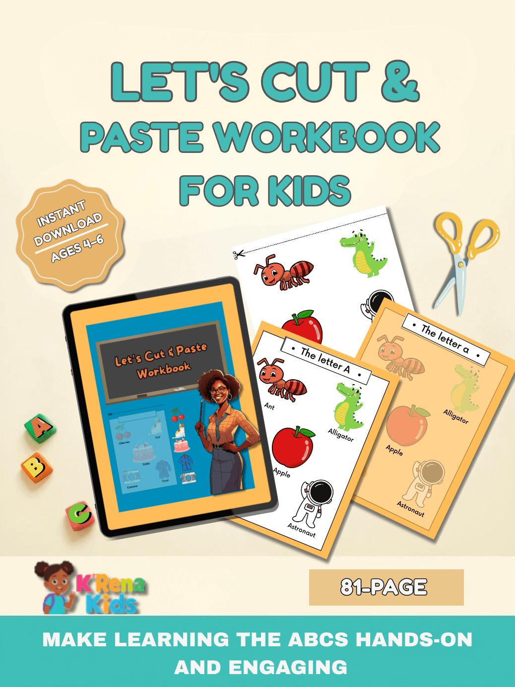 Let's Cut & Paste Workbook product image (1)