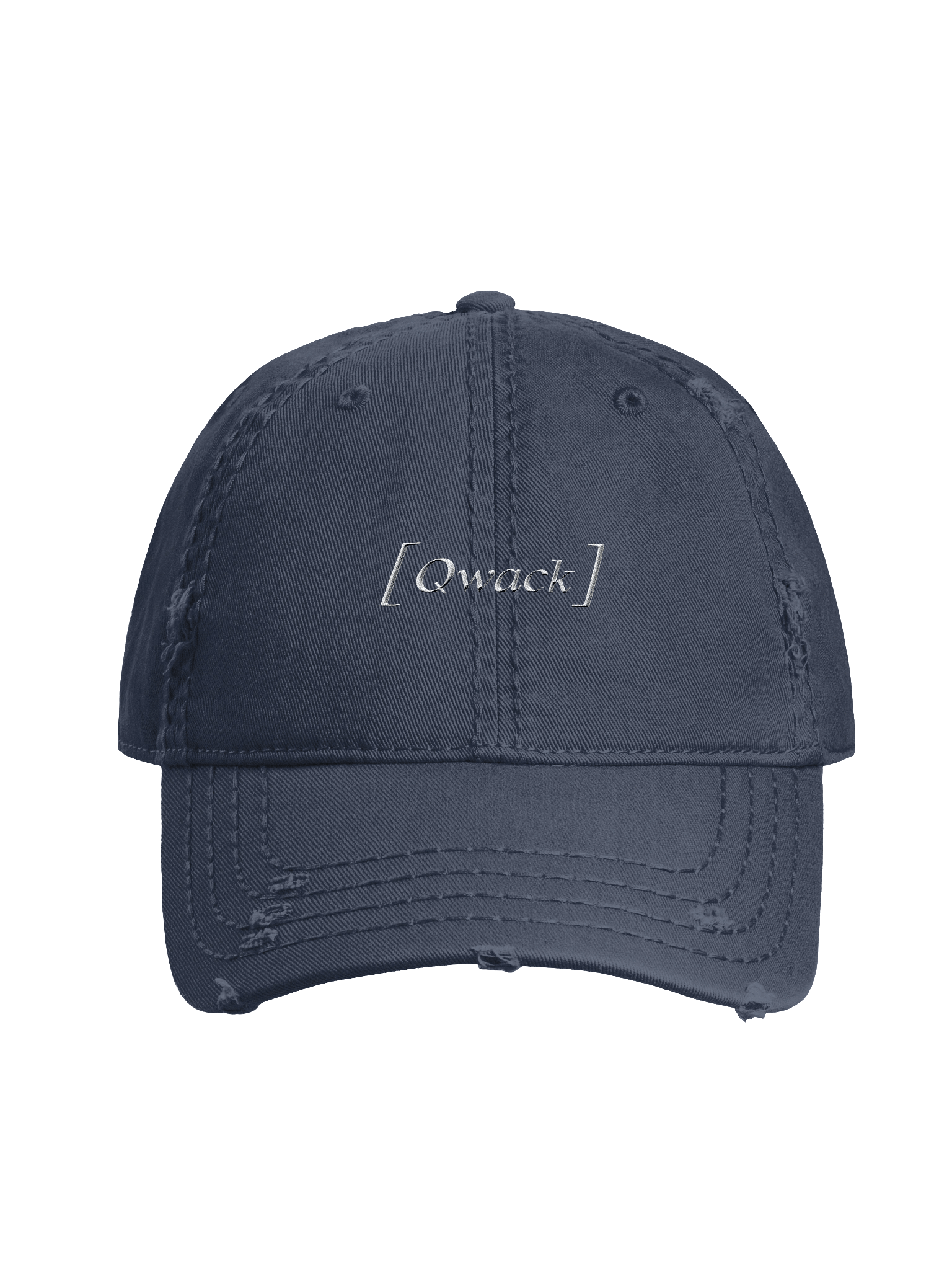 Minimalist Distressed Dad Hat - [Qwack] product image (1)