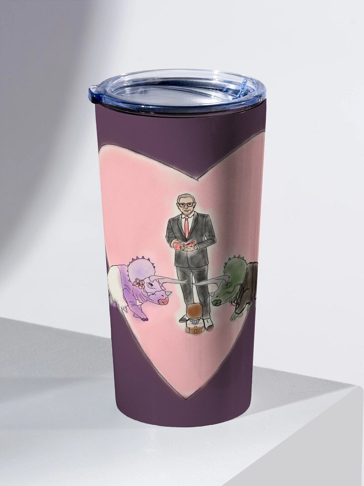 "Jurassic Park Wedding" Stainless Steel Tumbler product image (2)