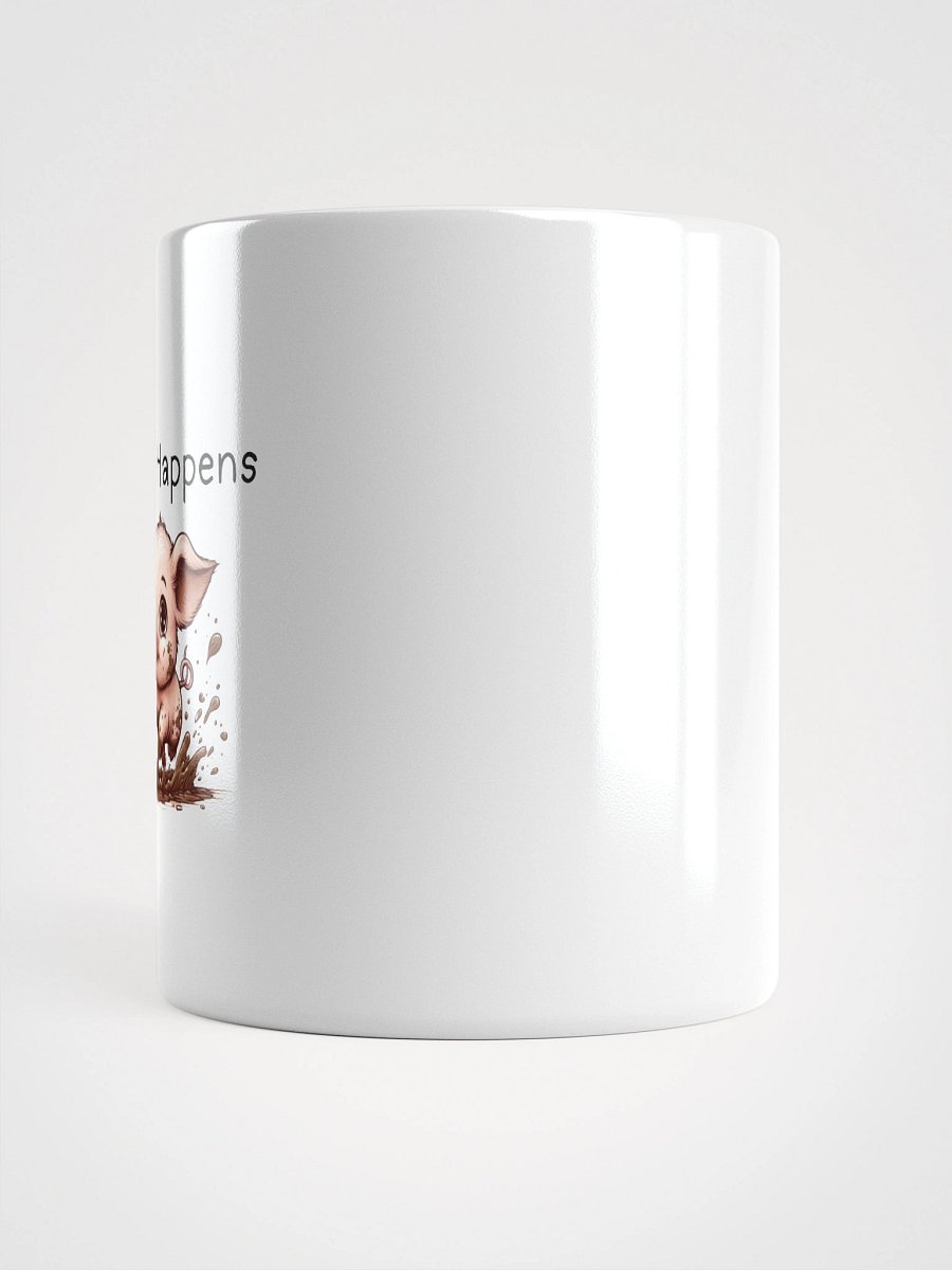 Cheerful Piglet Splash White Glossy Mug product image (17)