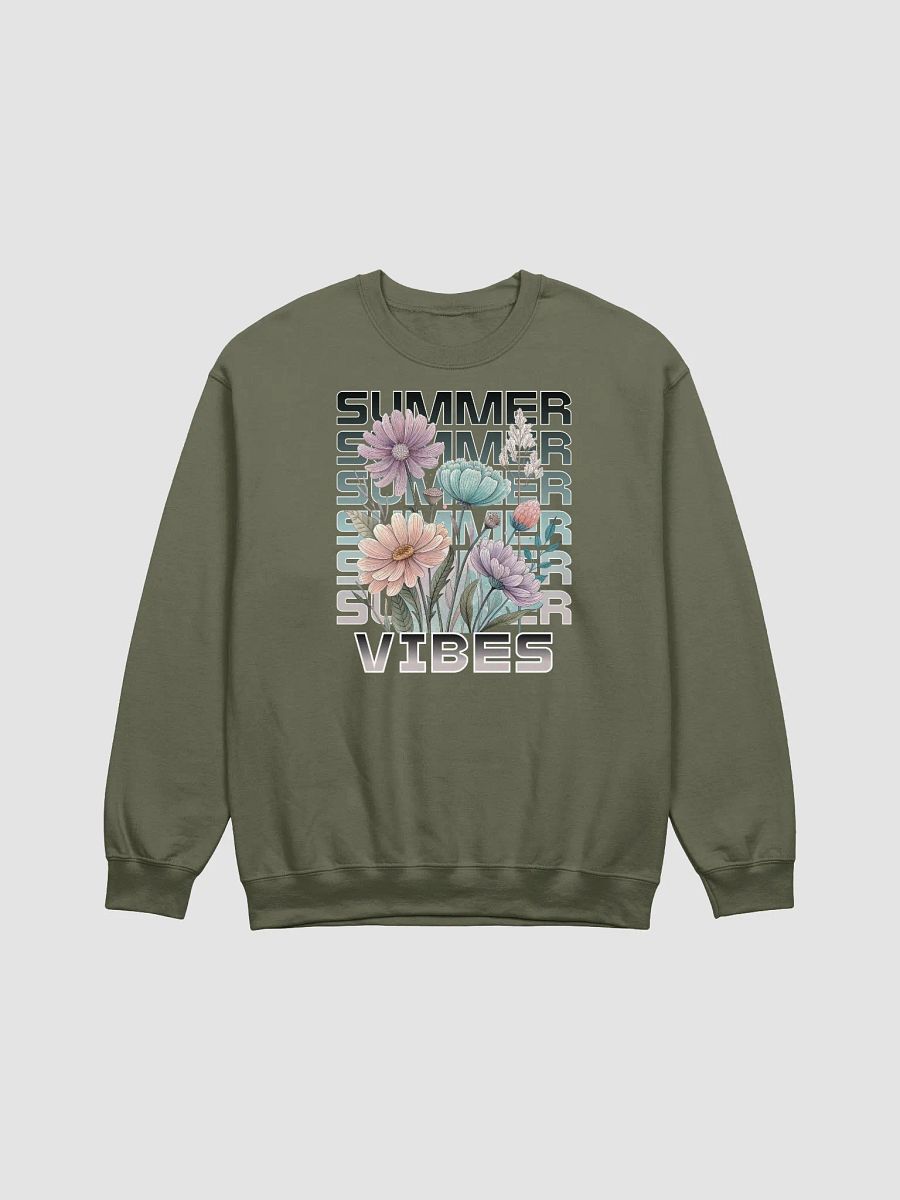 Summer Vibes Boho Flowers Blossom Crewneck Sweatshirt product image (13)