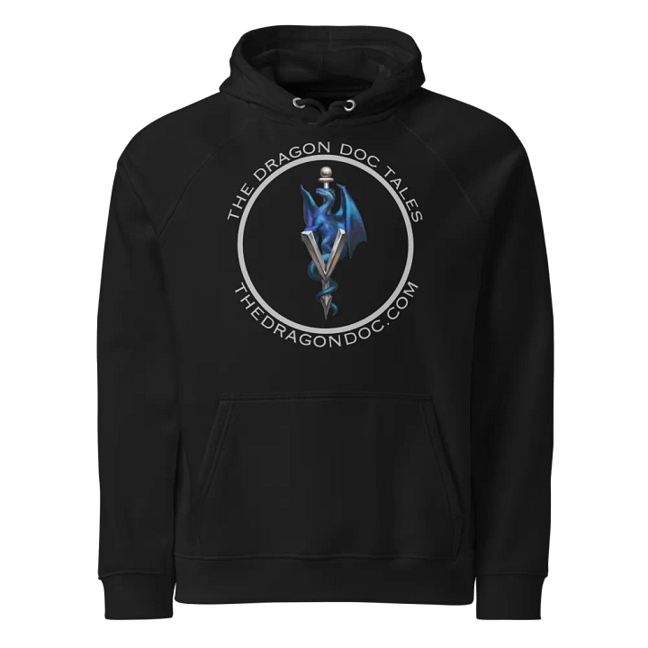 Dragon Doc Eco-Friendly Midweight Raglan Hoodie (Black): Earth-Friendly, Dragon-Approved product image (1)