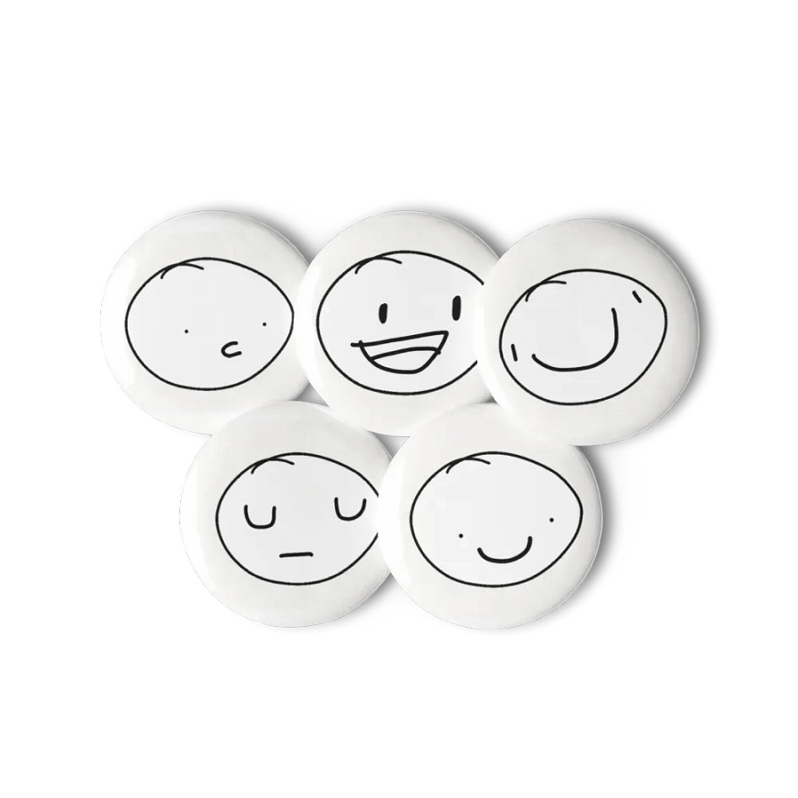 Poorly drawn circle pins! product image (11)