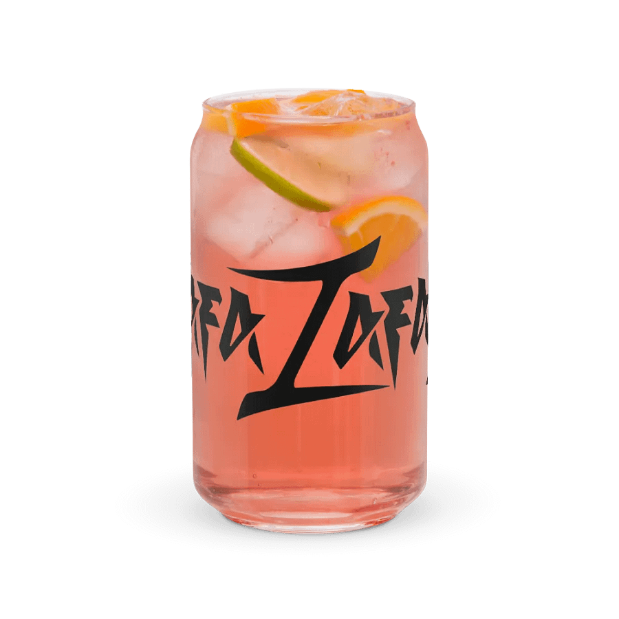RafaZafar Logotext Can Glass (black) product image (7)