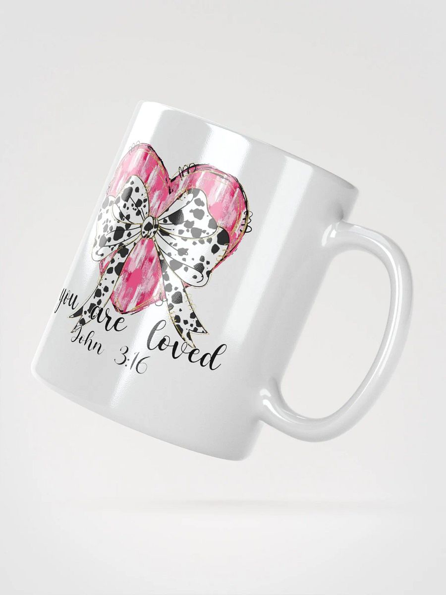 Valentine You Are Loved Cow Coquette Mug product image (2)
