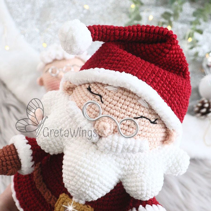 Santa and Mrs. Claus Amigurumi Pattern (Digital Download) product image (4)