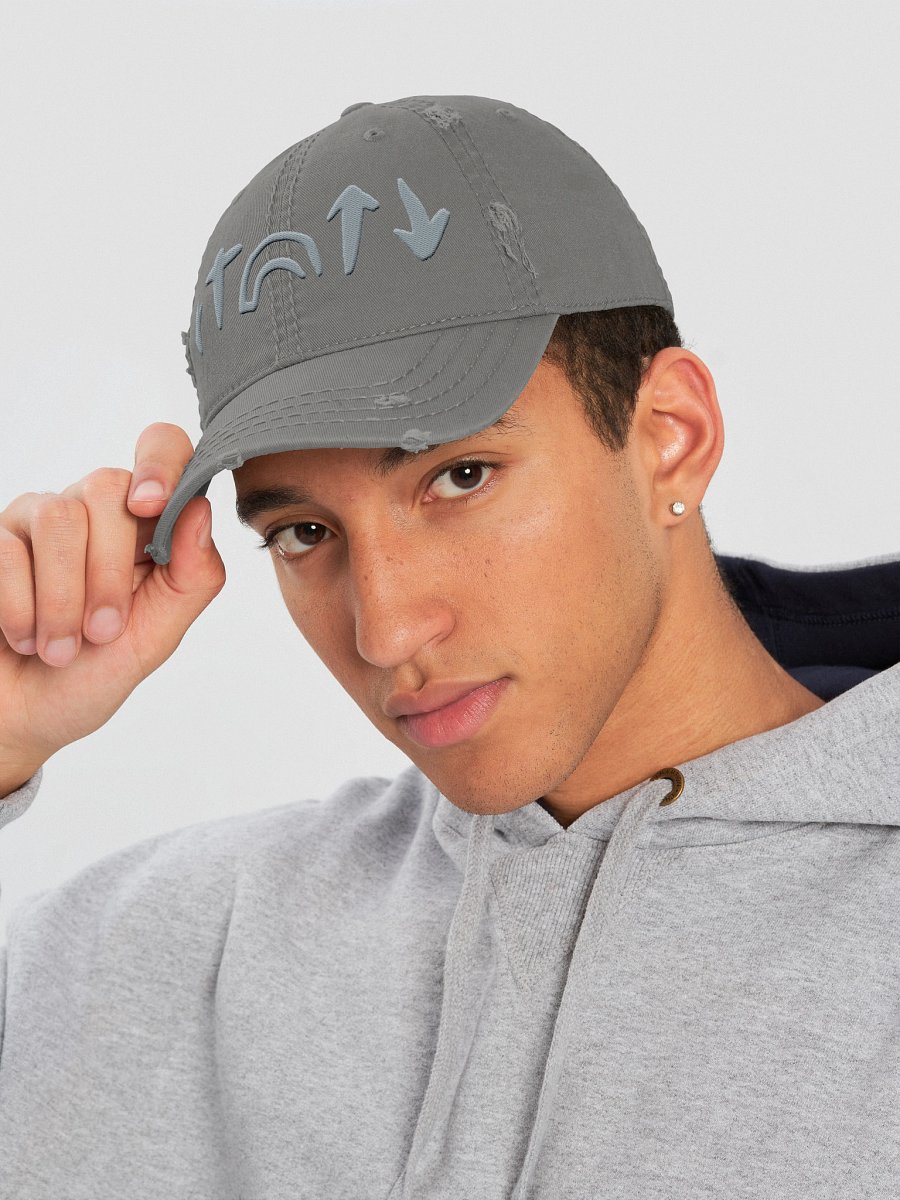 He Came. He Died. He Arose. He's Coming Back Christian Gray Distressed Hat product image (5)