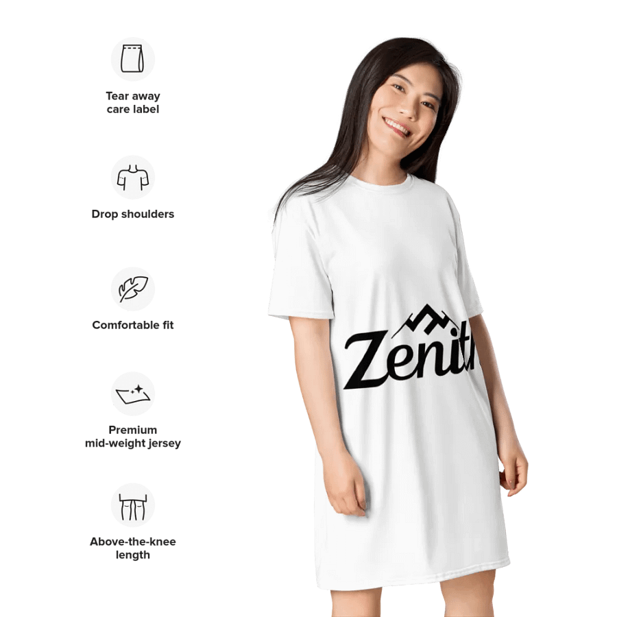 Zenith Women's Mountain Peak T-Shirt Dress product image (5)