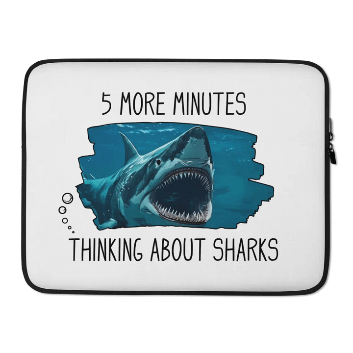 Funny Sharks Laptop Sleeve product image (2)