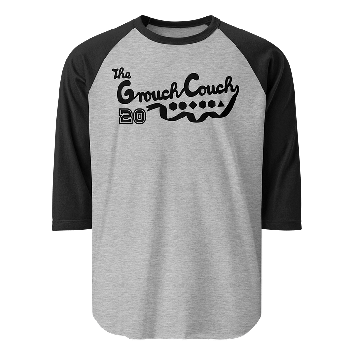 Grouch Couch Baseball Tee – Retro Crit Edition product image (1)