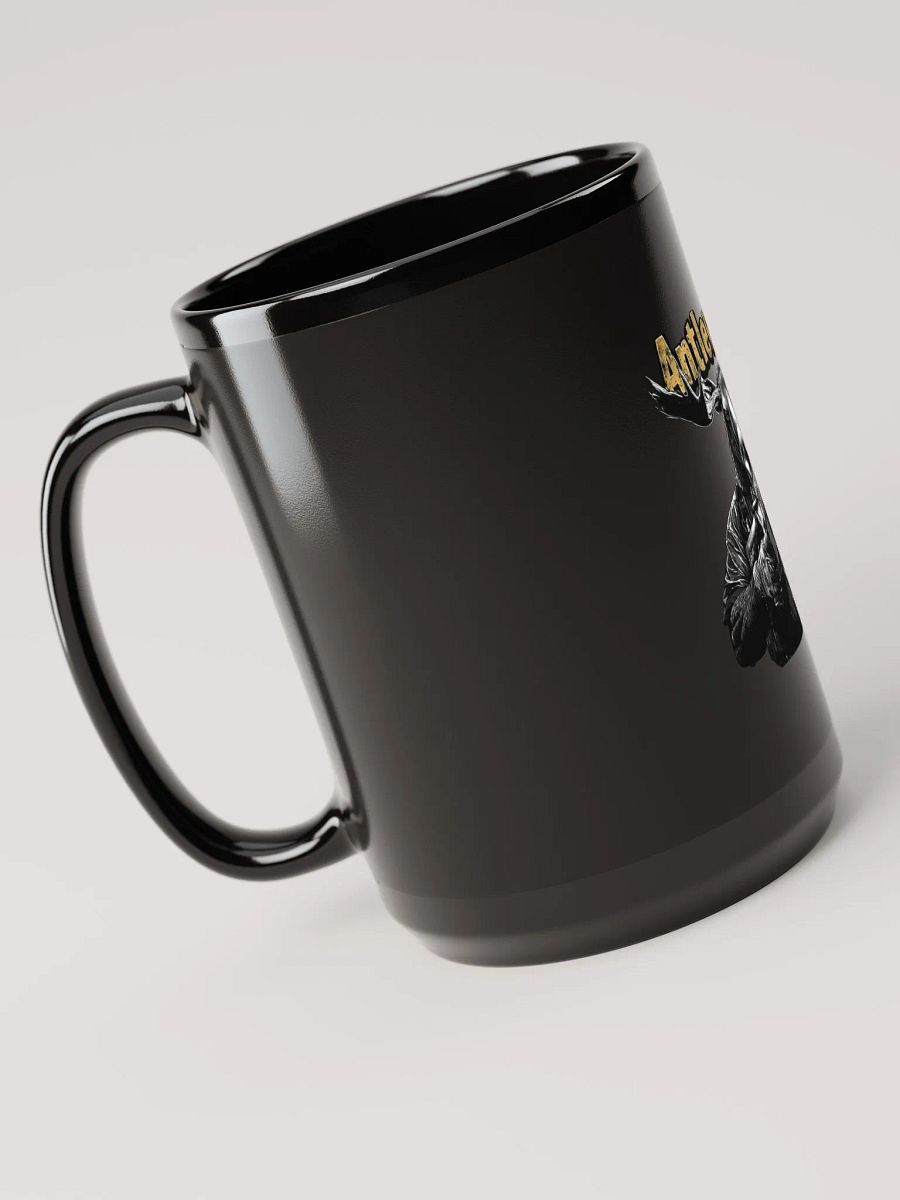 Antlers Up! Moose PMC Coffee Mug (Black) product image (3)