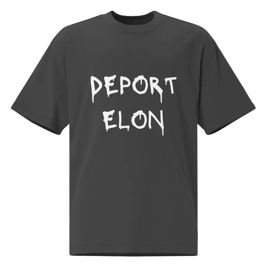 DEPORT ELON Oversized Faded T-Shirt product image (1)