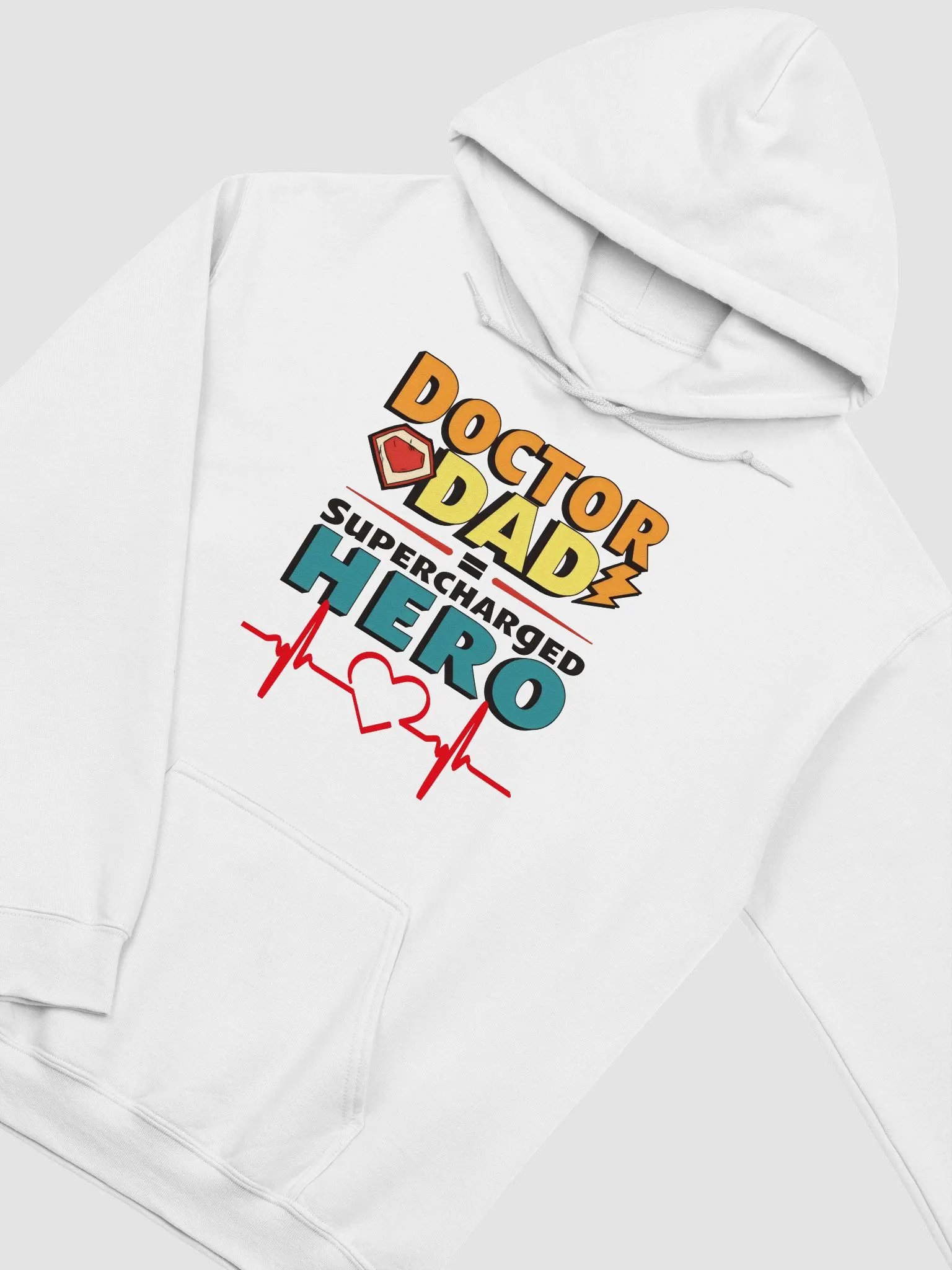 Supercharged Hero Doctor Dad Hoodie product image (30)