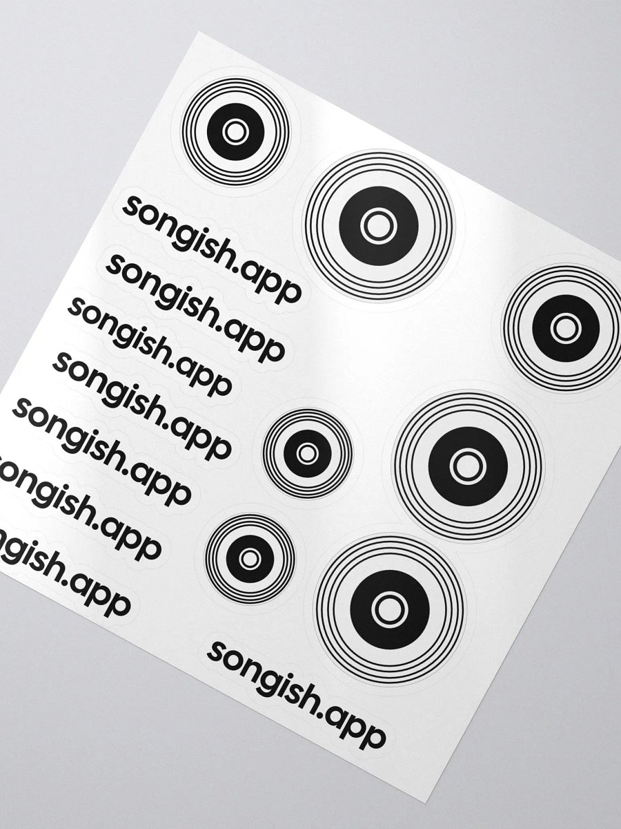 THE SONGISH STICKER SHEET v1 product image (4)