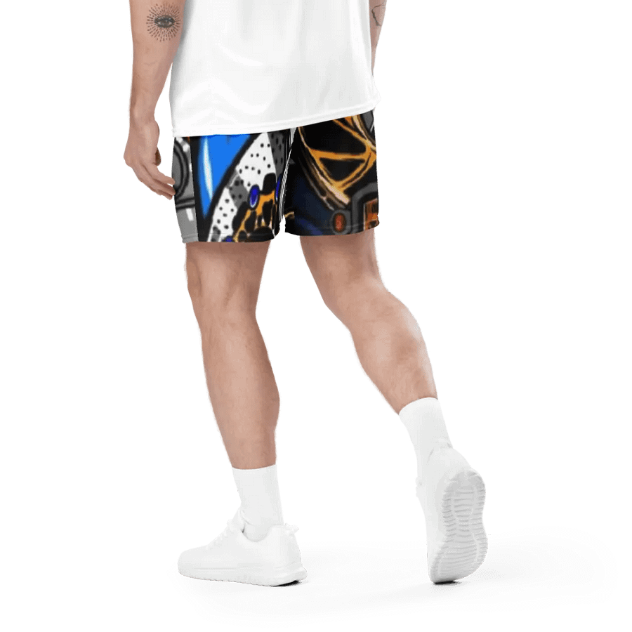 Rev Up Your Style with Car-Inspired Mesh Shorts product image (4)