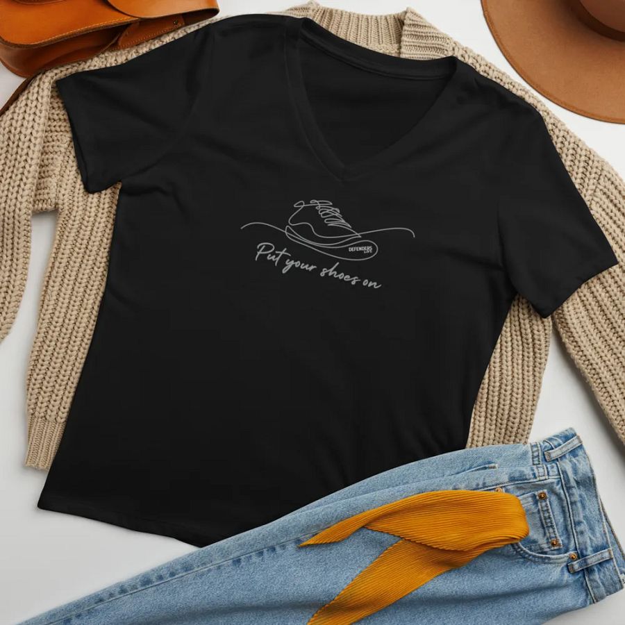 PYSO Feather Flow Women's V-Neck T-Shirt product image (7)