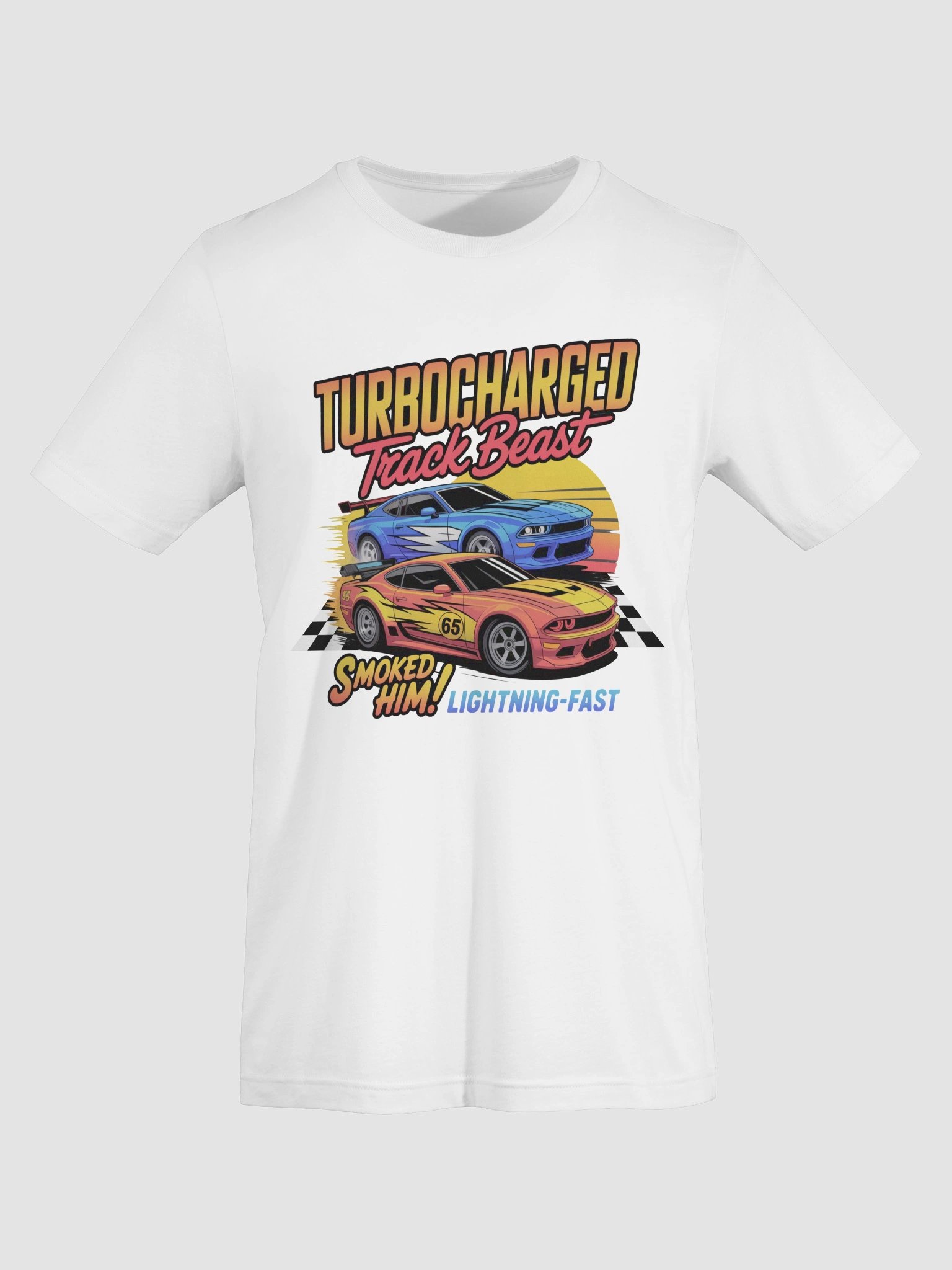 Turbocharged Racing Cars T-Shirt – Cartoon Style Speed Design by Hein Signature Studios product image (19)