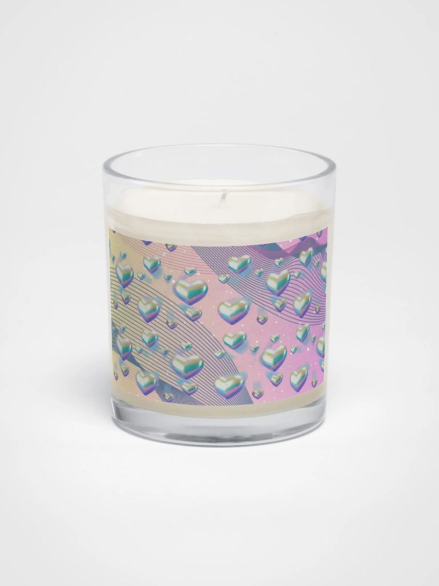 Iridescent Heart Soy Wax Candle for the feminine ladies product image (1)