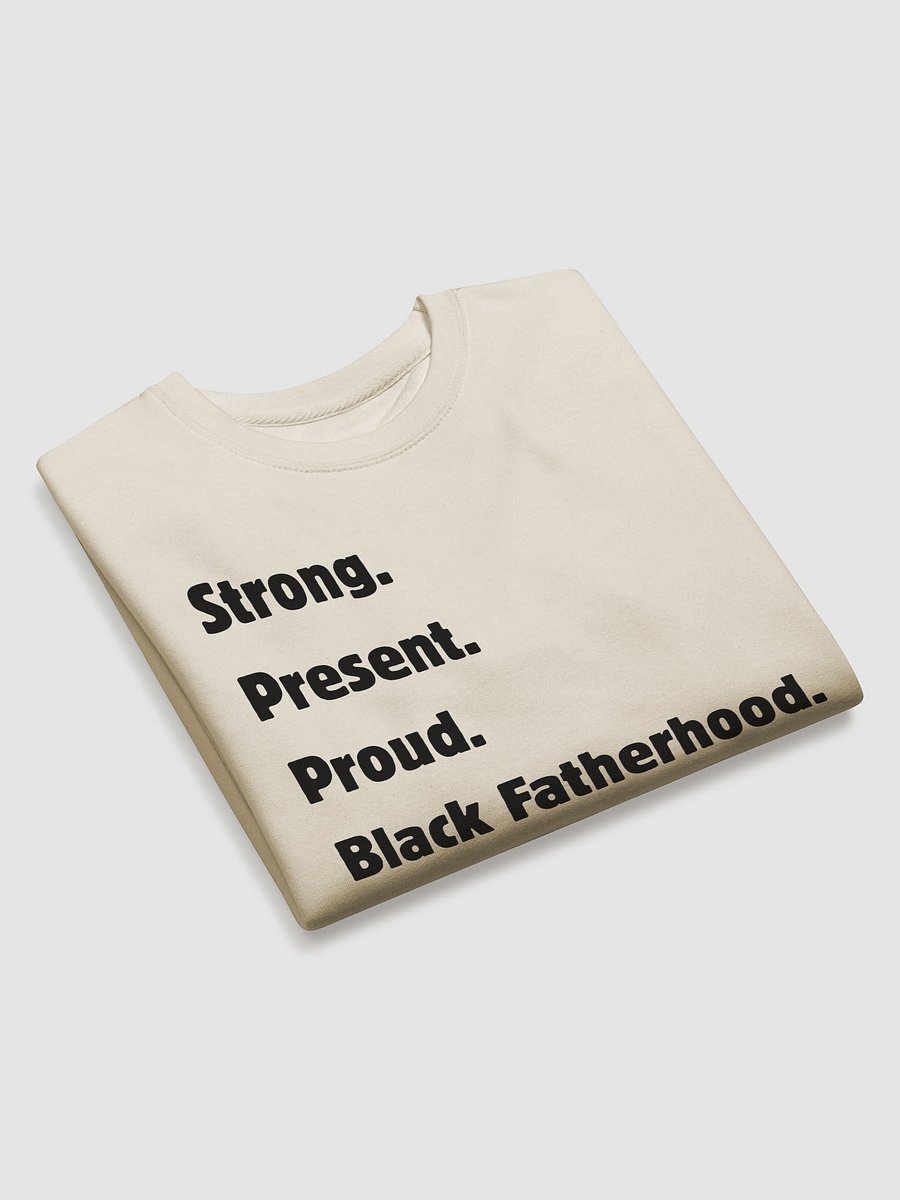 Black Fatherhood Classic Cotton Sweatshirt product image (14)