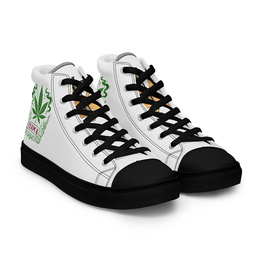 Team K V-7 Women's High Top Canvas Shoes product image (8)