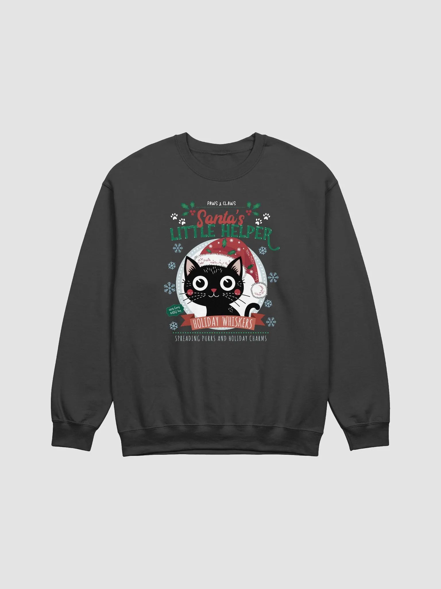 Santa's Little Helper Sweatshirt - dark colors product image (2)