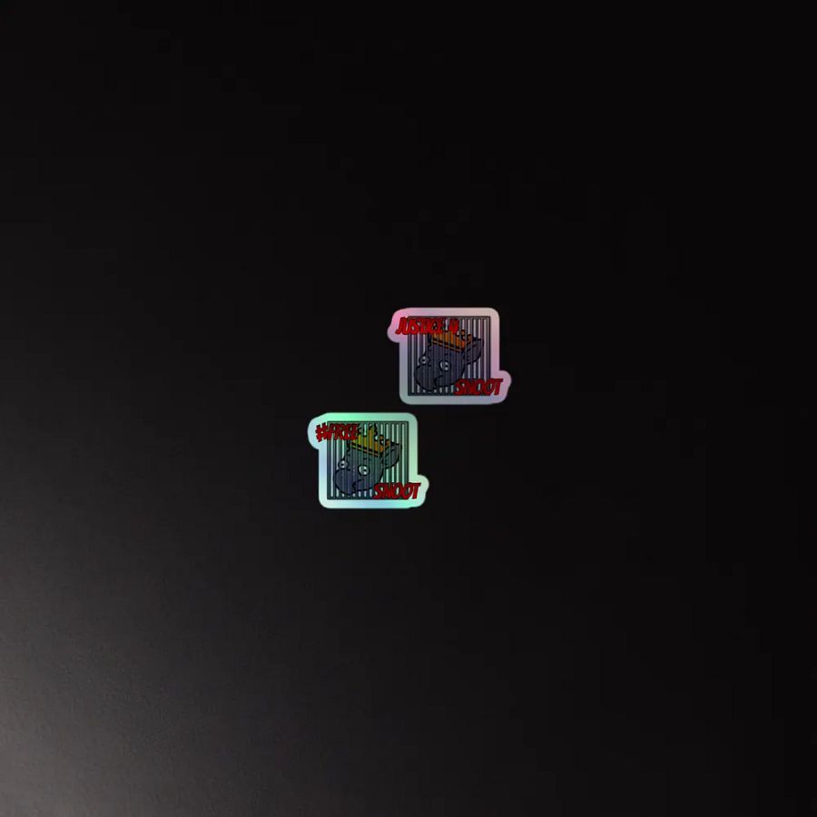 Justice 4 Snoot Holographic Sticker Sheet product image (4)