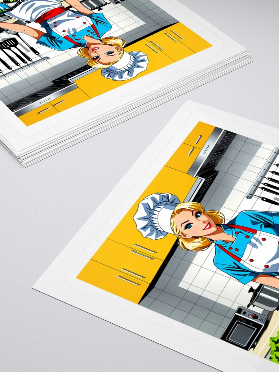 Kitchen Hero Kiss Cut Stickers product image (14)
