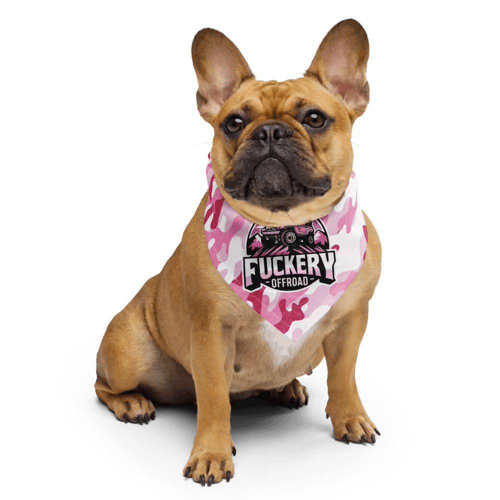 Fuckery Offroad Camo Topo Bandana - Pink product image (5)