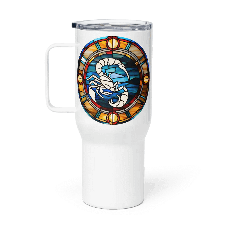 Spiritual Scorpio - Unique Travel Mug Design - Circle Energy product image (1)