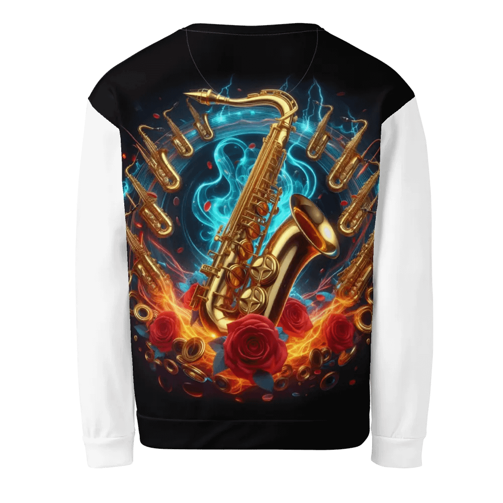 Golden Saxophone Serenade - Unisex Sweatshirt #28 product image (3)