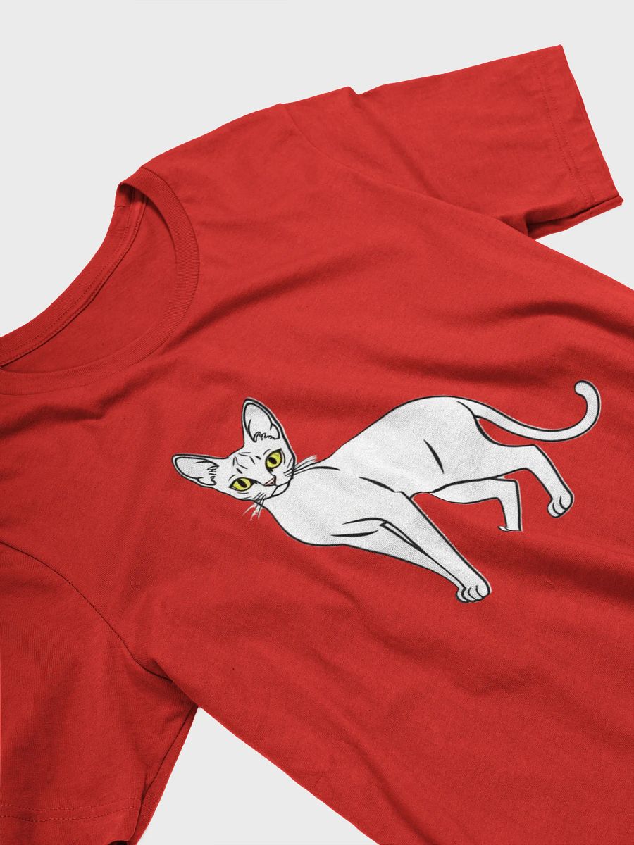 Minimalist Cat Sketch T-Shirt product image (8)
