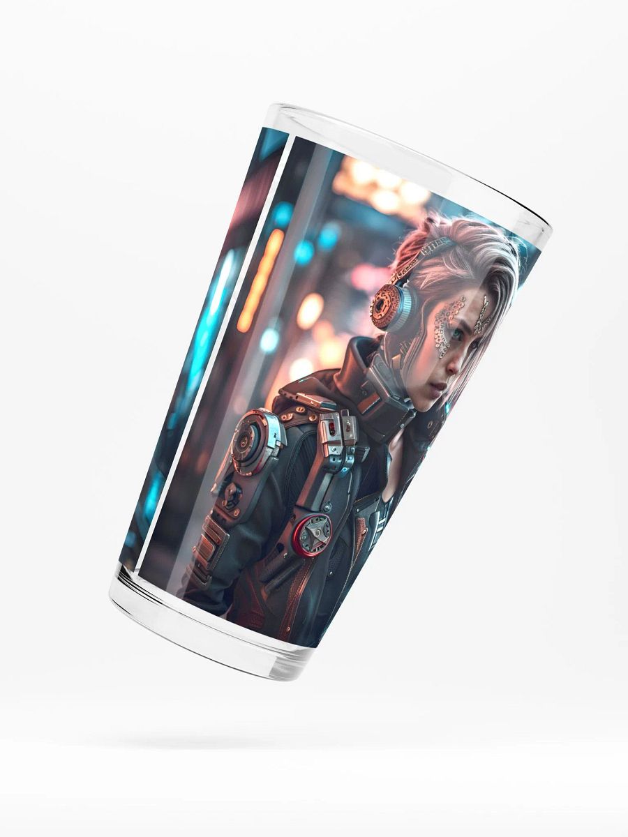 Cyberpunk Female Pint Glass product image (5)