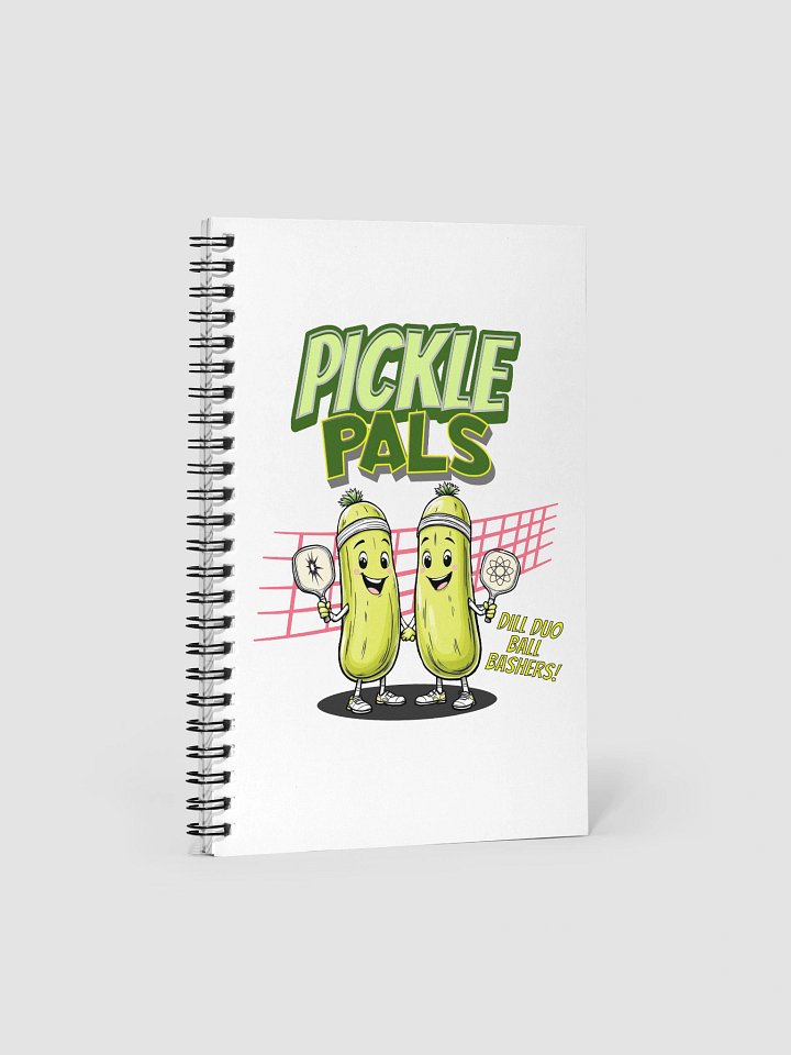Pickleball Pals Dill Duo Ball Bashers Doodle Spiral Notebook product image (2)