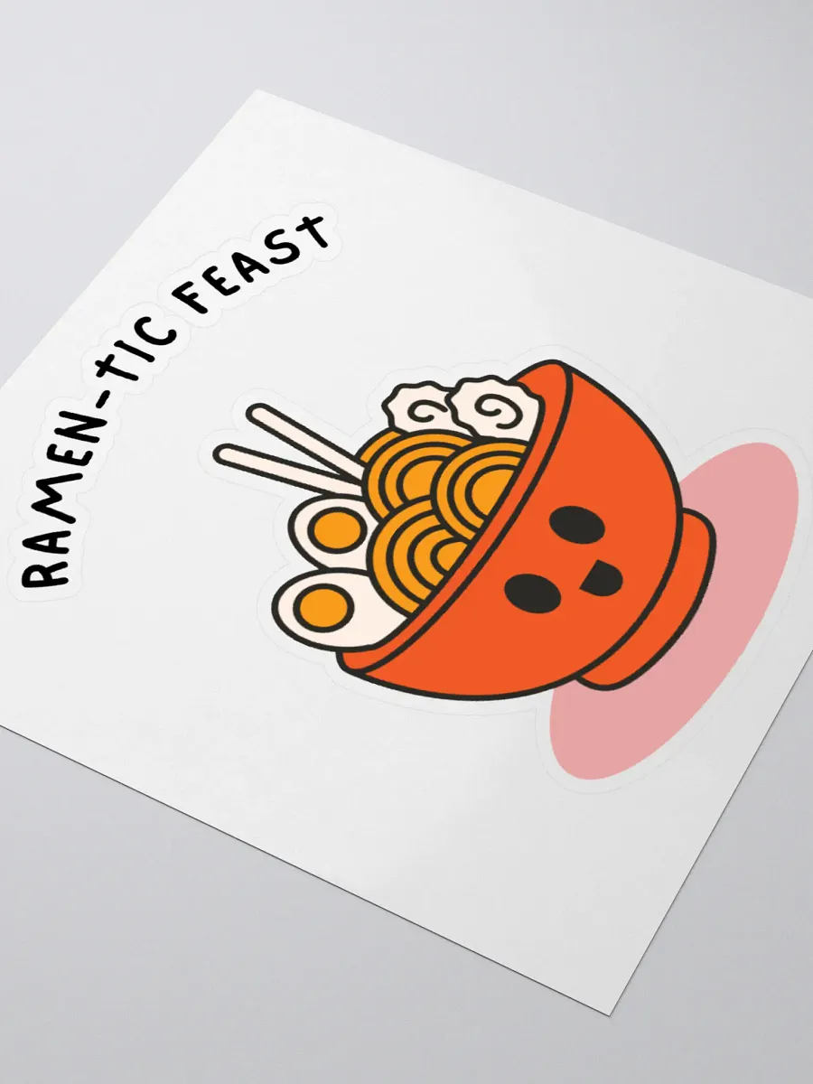 Ramen Bliss Kiss Cut Sticker product image (3)