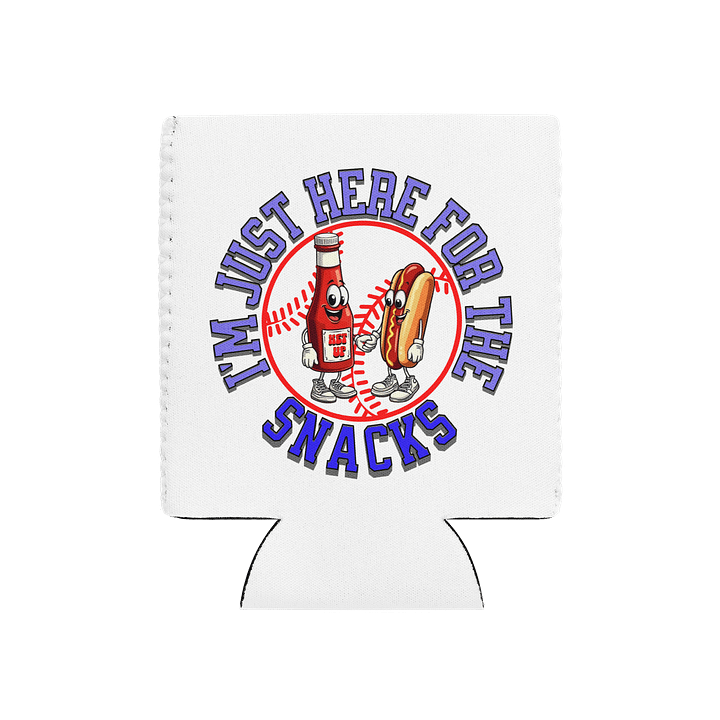 Im Just Here For The Snacks Baseball Buddies Can Cooler product image (2)