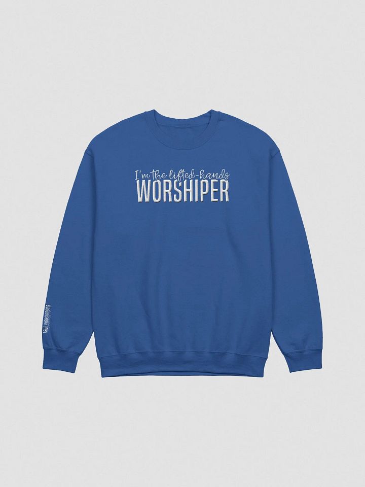 The Lifted Hands Worshipper Embroidered Sweatshirt – True Worshipper Collection product image (7)