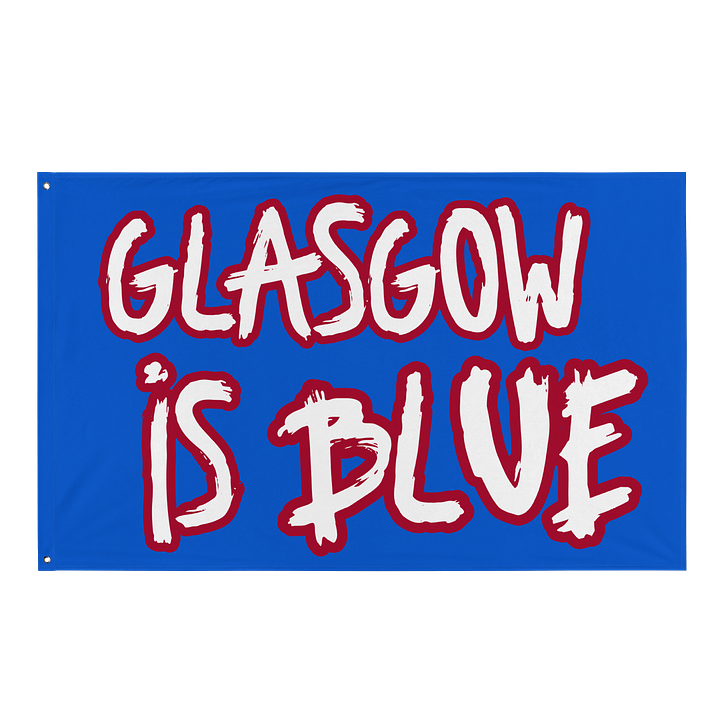 UBC "Glasgow Is Blue" Flag product image (1)