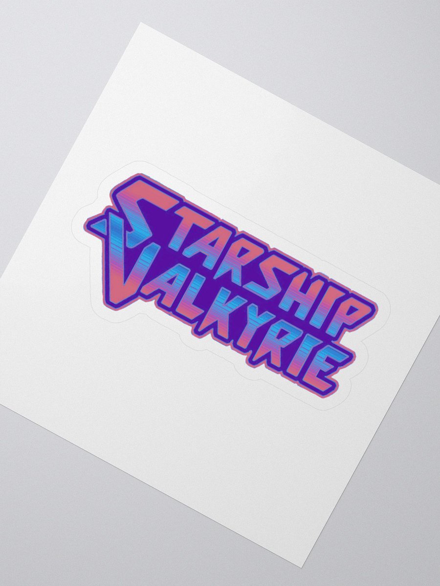 Starship Valkyrie Bi Pride SSV Logo Sticker product image (2)