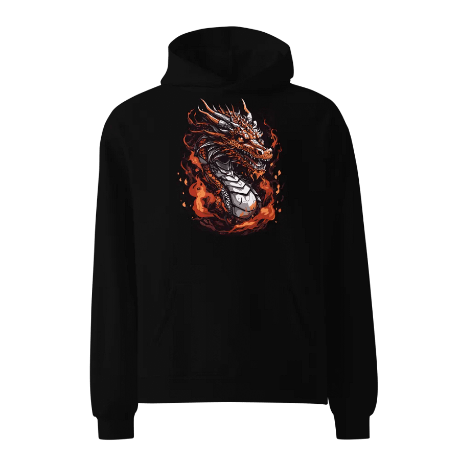 Ember Dragon Unisex Oversized Hoodie product image (1)