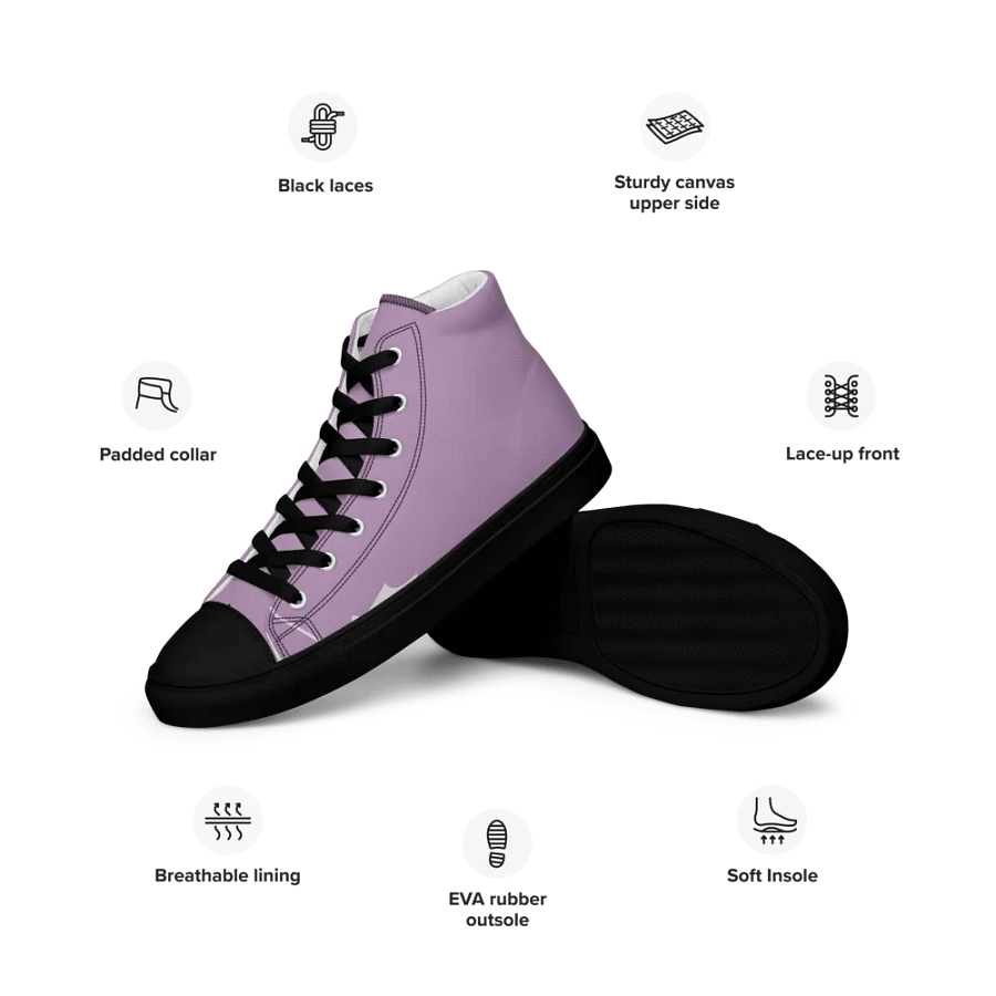 Ladies handmade canvas sneakers product image (3)