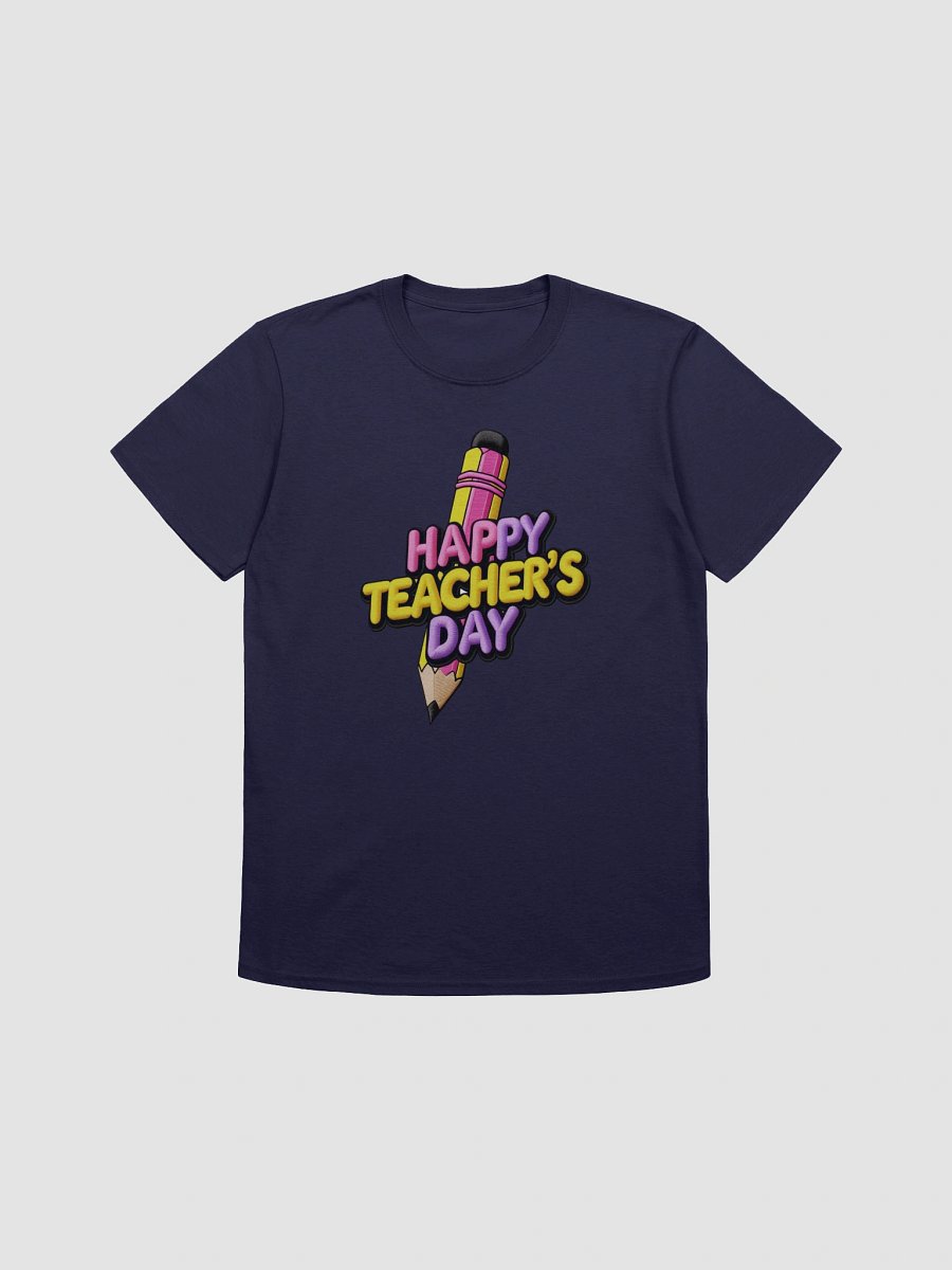 Cheerful Teacher's Day Pencil Celebration T-Shirt product image (2)