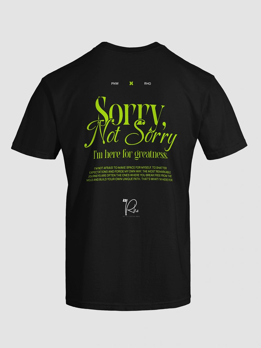 Sorry Not Sorry x Rho Adult Tee product image (34)