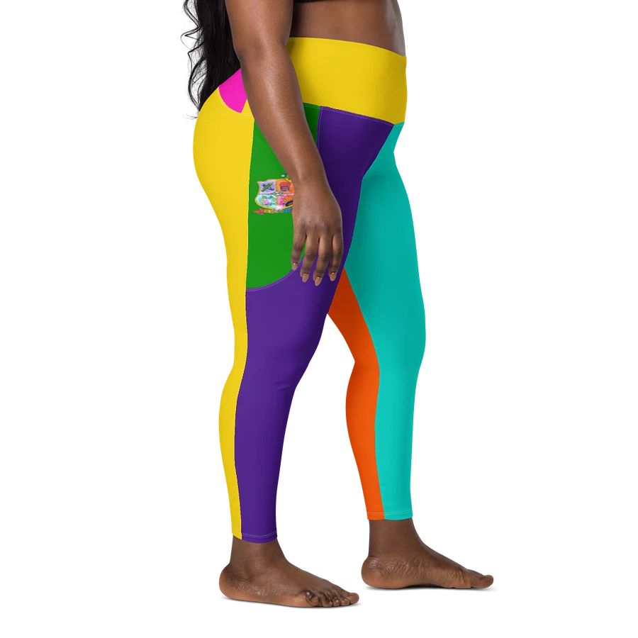 School of Chaos Colourblock Leggings product image (47)