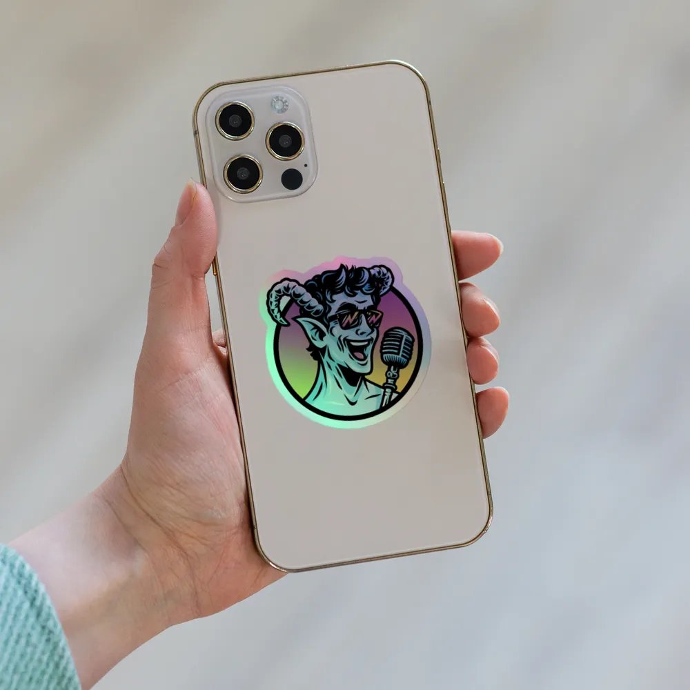 Microfaun MINIMAL Logo - Holo Sticker product image (6)