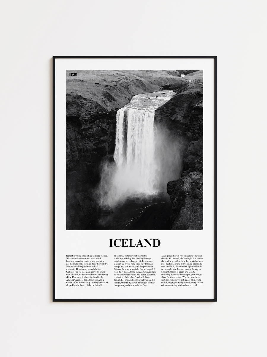 Iceland 03 Newspaper Poster product image (1)